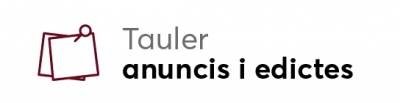 Banner tauler anuncis i edictes 2022