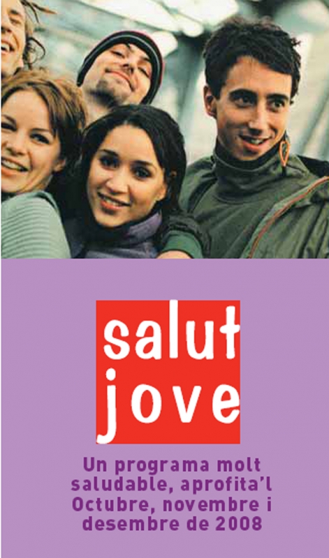 Cartell de l'edició d'enguany del programa "Salut Jove"