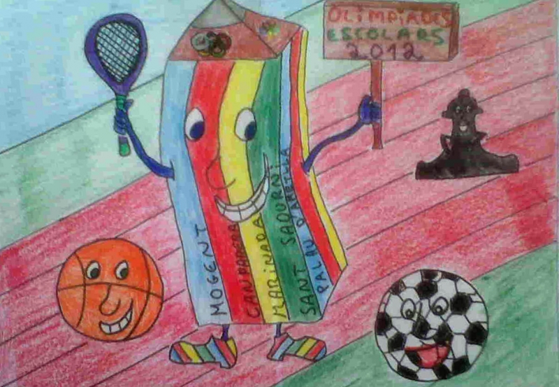 La mascota de la VI Olimpíada escolar