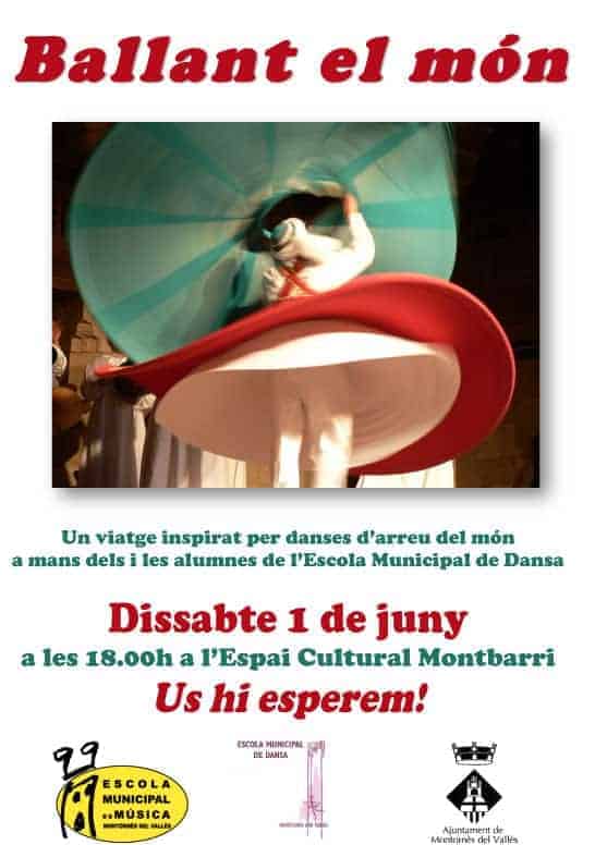 Cartell de l'espectacle "Ballant el món"