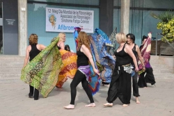 12/05/2014 - Demostració de dansa del ventre, un dels tallers que du a terme Afibromon