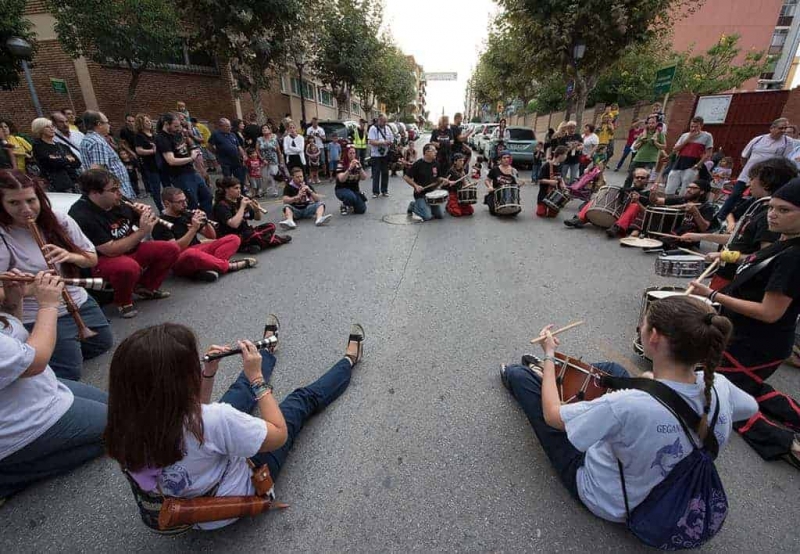 Toc d'inici i seguici popular (Festa Major 2015)