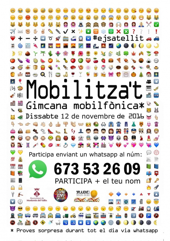 Cartell Gimcana Mobilitza't 2016