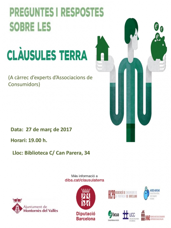 Cartell de la xerrada informativa