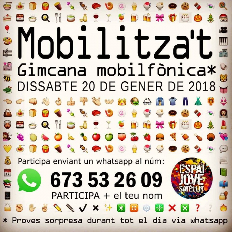 Cartell Gimcana Mobilitza't 2018