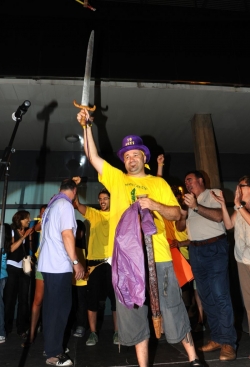 El pregó va anar a càrrec de la penya Pere Anton per seu desè aniversari
