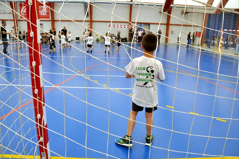 Partit d'handbol a la Carpa Polivalent El Sorralet (imatge d'arxiu)