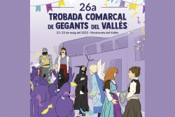 Imatge anunciadora de la 26a Trobada de Gegants del Vallès