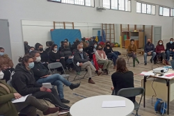 Un moment de la darrera trobada del Consell Escolar Municipal celebrada el 5 d'abril