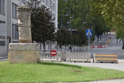 Tram de l'avinguda d'Ernest Lluch tallat al trànsit.