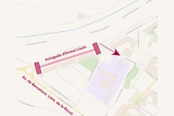 Plànol de les afectacions.