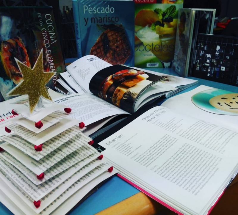 Decoració de Nadal a la Biblioteca.