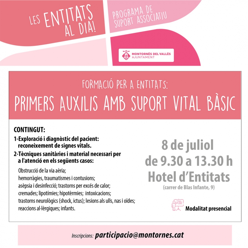 Cartell de l'activitat.