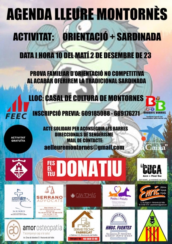 Cartell de l'activitat.