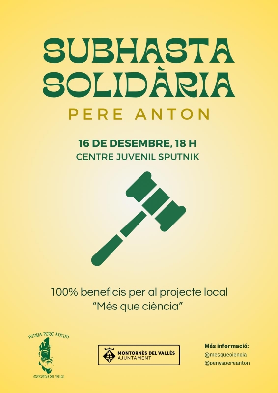 Cartell de l'activitat.