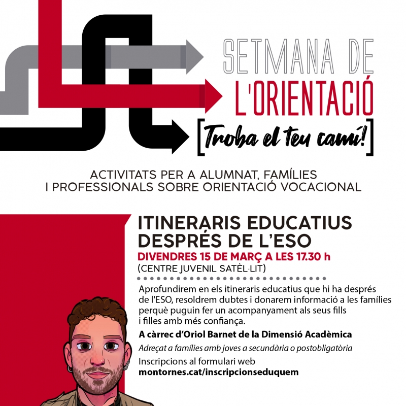 Cartell de l'activitat.