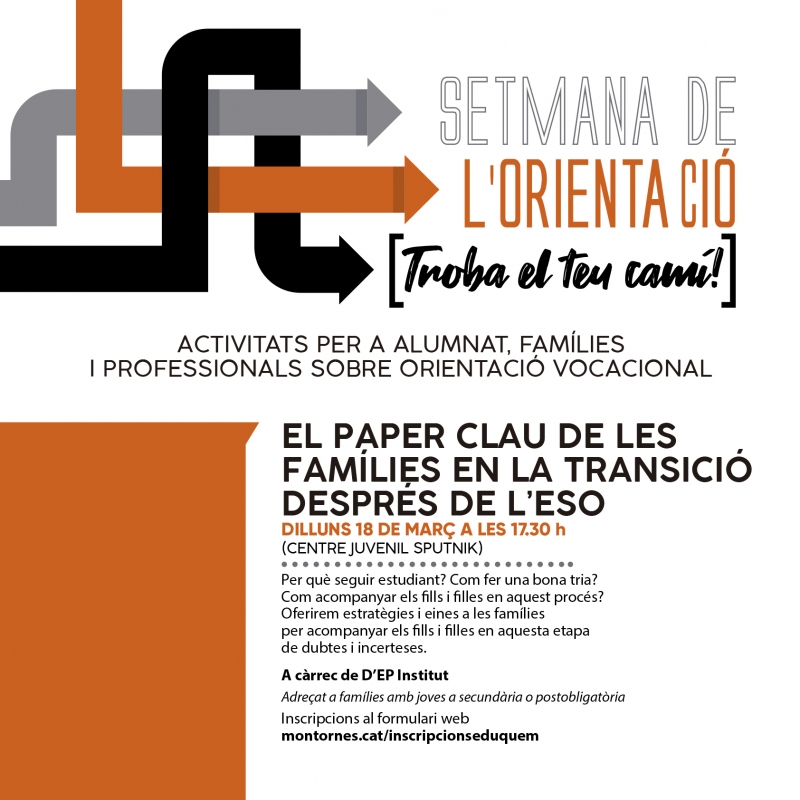 Cartell de l'activitat.