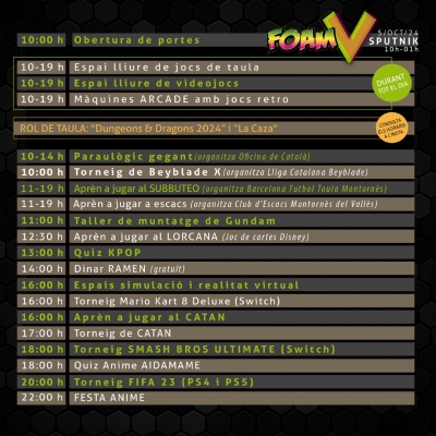 Cartell de l'activitat.