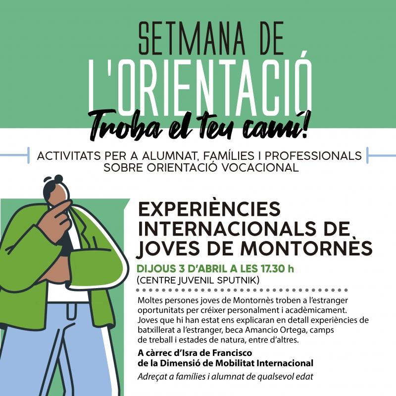 Cartell de l'activitat.