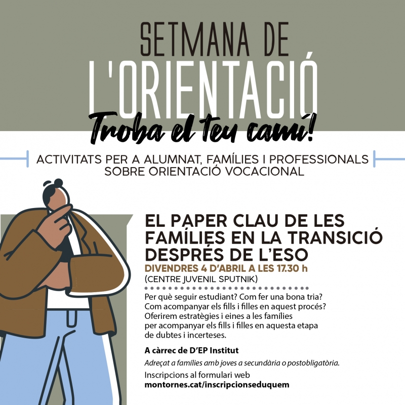 Cartell de l'activitat.