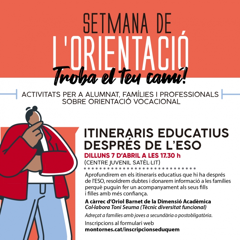 Cartell de l'activitat.
