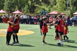 Los Diablos de Montornès, un cop acabat un dels partits.