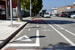 Nou carril bici al Gran Vial