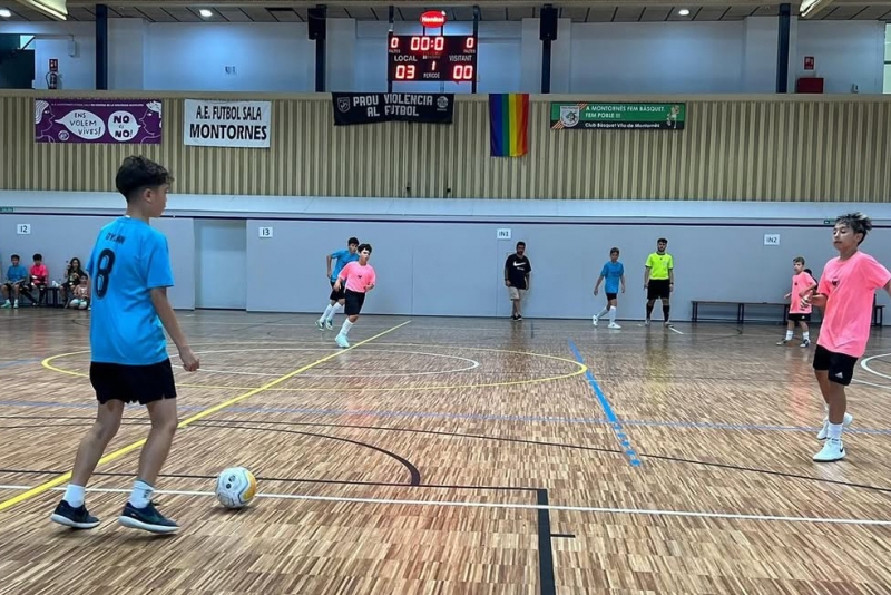 2a edició de la Futsal Cup, celebrada el juny de 2024. (imatge: AE Montornès Futbol Sala)	