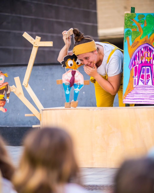 Un moment de l'espectacle. (imatge: La Boia Teatre)