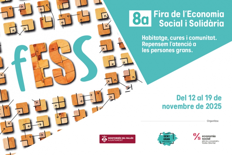 Imatge de promoció de la 8a Fira de l'Esconomia Social i Solidària.