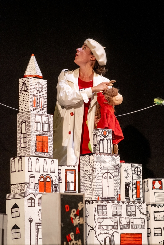 Espectacle "El vol de la Nàdia". (imatge: Peus Grossos)