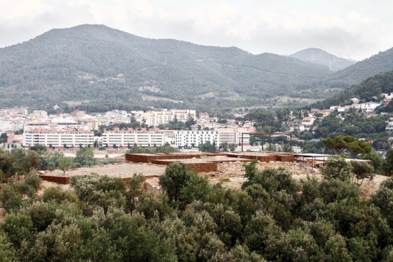 Vista del jaciment Mons Observans.