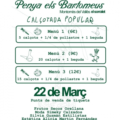 Informació sobre la calçotada popular.