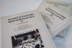 Llibres sobre les Sessions d'Estudis Montornesencs.