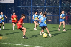 Las Malotas 2.0 jugant el seu partit final.