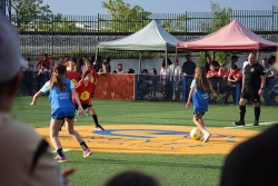 Un moment del partit.