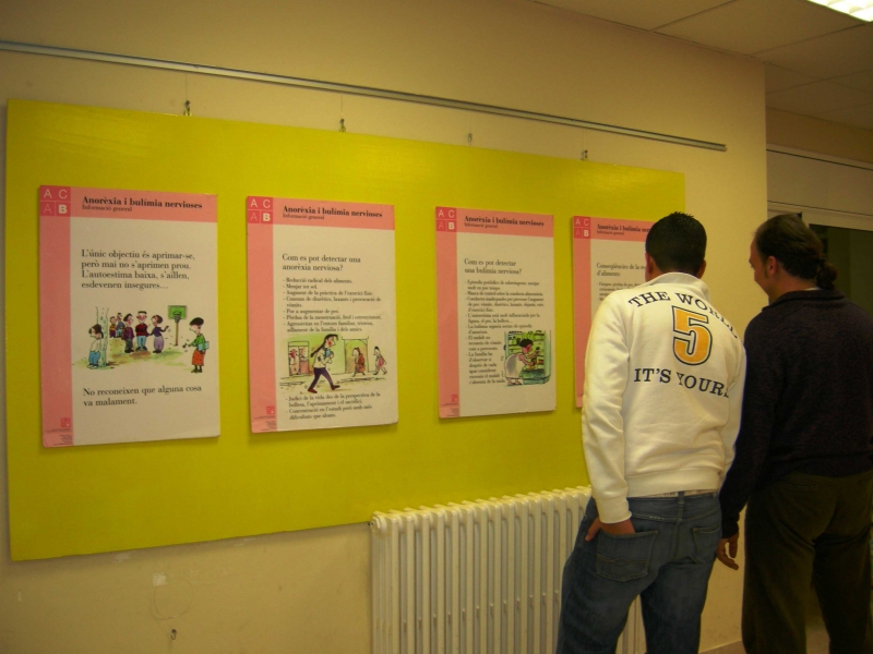 Exposició "Trastorns en la conducta alimentària" al Centre d'Iniciatives Juvenils i Culturals 