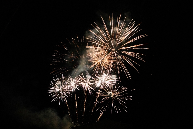 Castell de focs d'artifici de la Festa Major 2025.