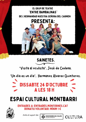 Cartell de l'activitat.