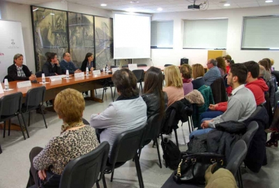 Un moment de l'acte de lliurament de premis, presidit per l'alcalde, José A. Montero