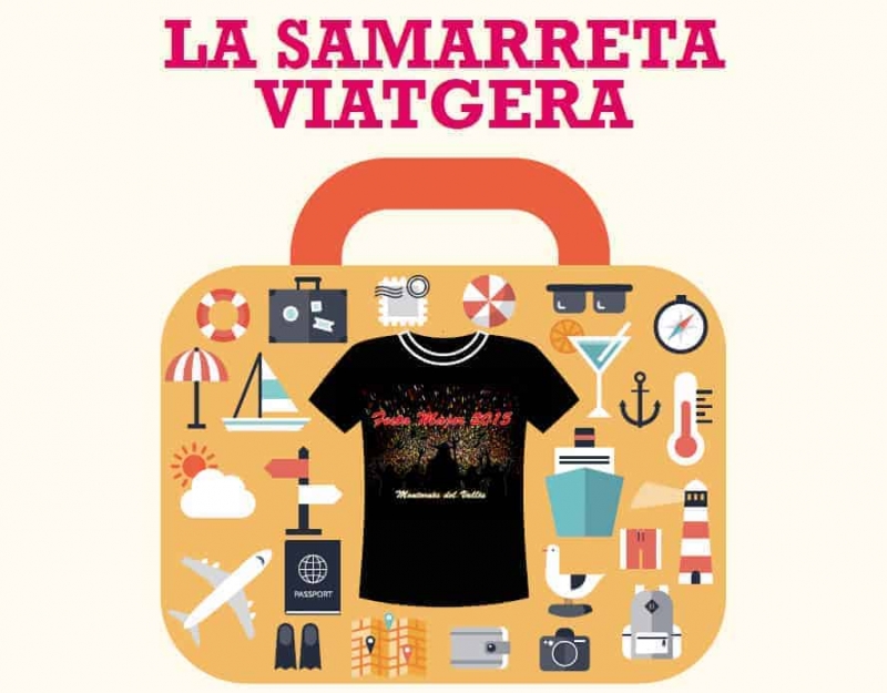 Imatge de promoció del concurs "La Samarreta Viatgera" 2015
