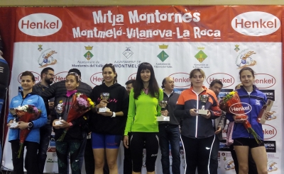Podi femení 23a edició de la Mitja Montornès
