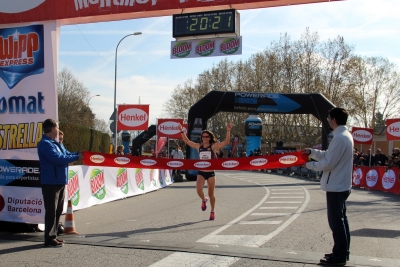 Montse Mas, guanyadora cursa 6 km