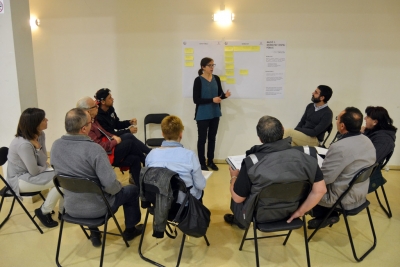 Participants al taller sobre equilibri territorial i patrimoni