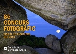 Cartell del 8è concurs de fotografia del Parc de la Serralada Litoral
