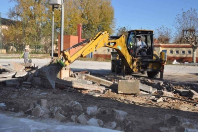 Obres a l'entorn de la Zona Esportiva Municipal Les Vernedes