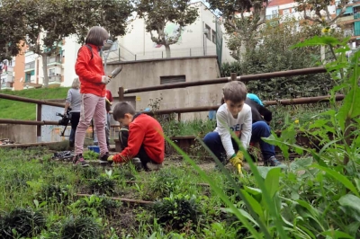 El jardí urbà, un dels projectes comunitaris de Montornès Nord