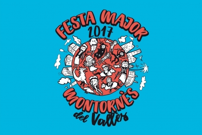 Disseny guanyador del Concurs de la Imatge de la Festa Major 2017. Autor: Ivan Montllor