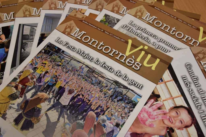 Exemplars del butlletí municipal "Montornès Viu"