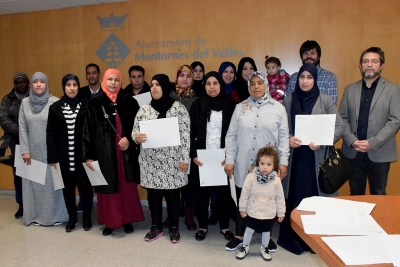 Grup de participants en la formació d'ús del català en el món laboral